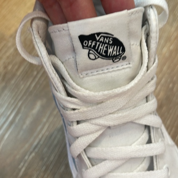 Vans Sk8-Hi Tapered Stackform Shoe -Sz 7, White - Picture 5 of 6